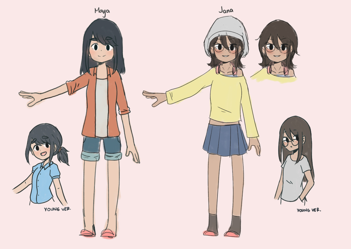 Manila Memories character sketches