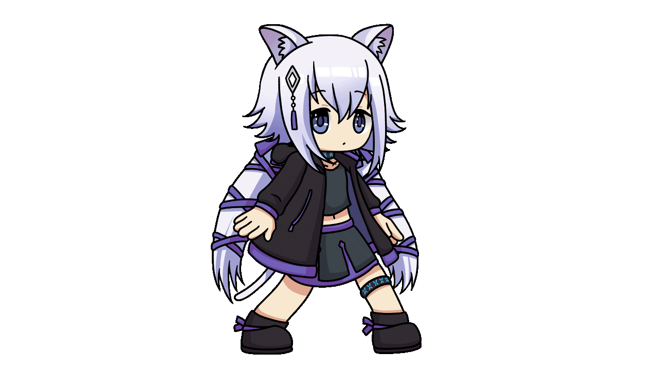 Minon animated Live2D chibi